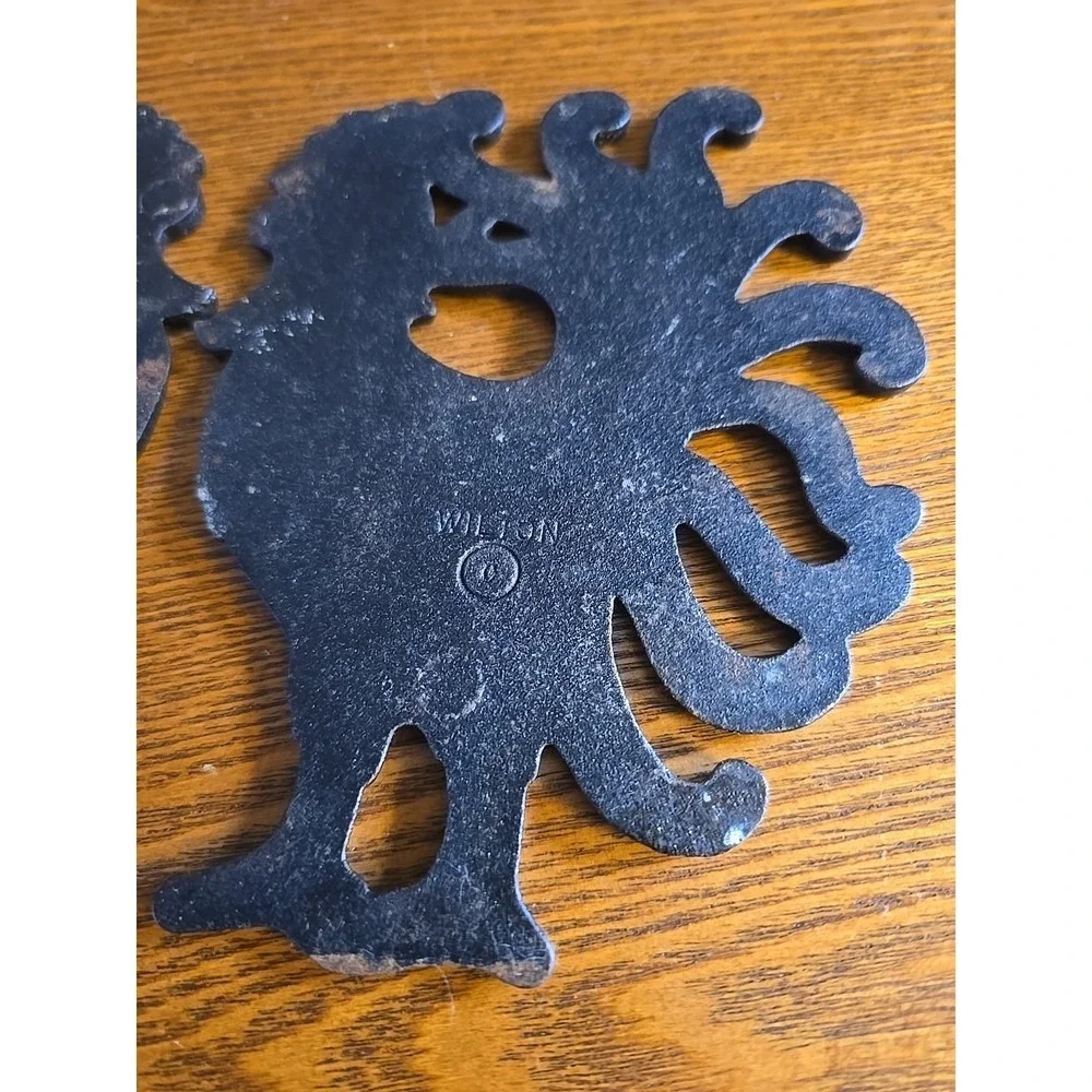 2‎ Vintage Rooster Trivets